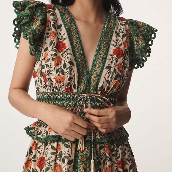 New FARM Rio Garden Tapestry Maxi Dress - Picture 3 of 6